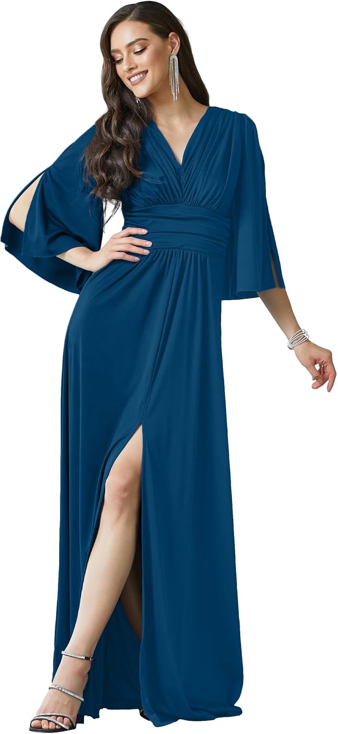 KOH KOH Womens Maxi Dress for Bridesmaid and Special Occasions