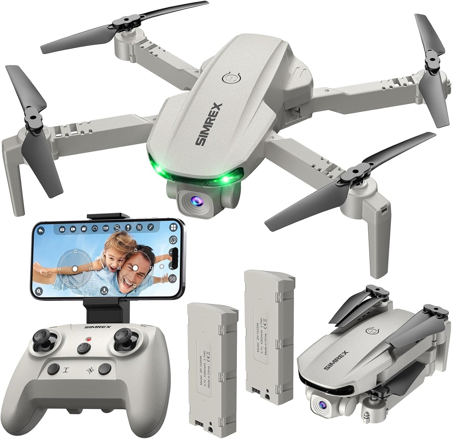SIMREX Drone: 1080P Camera, Easy Controls, Fun for All Ages!