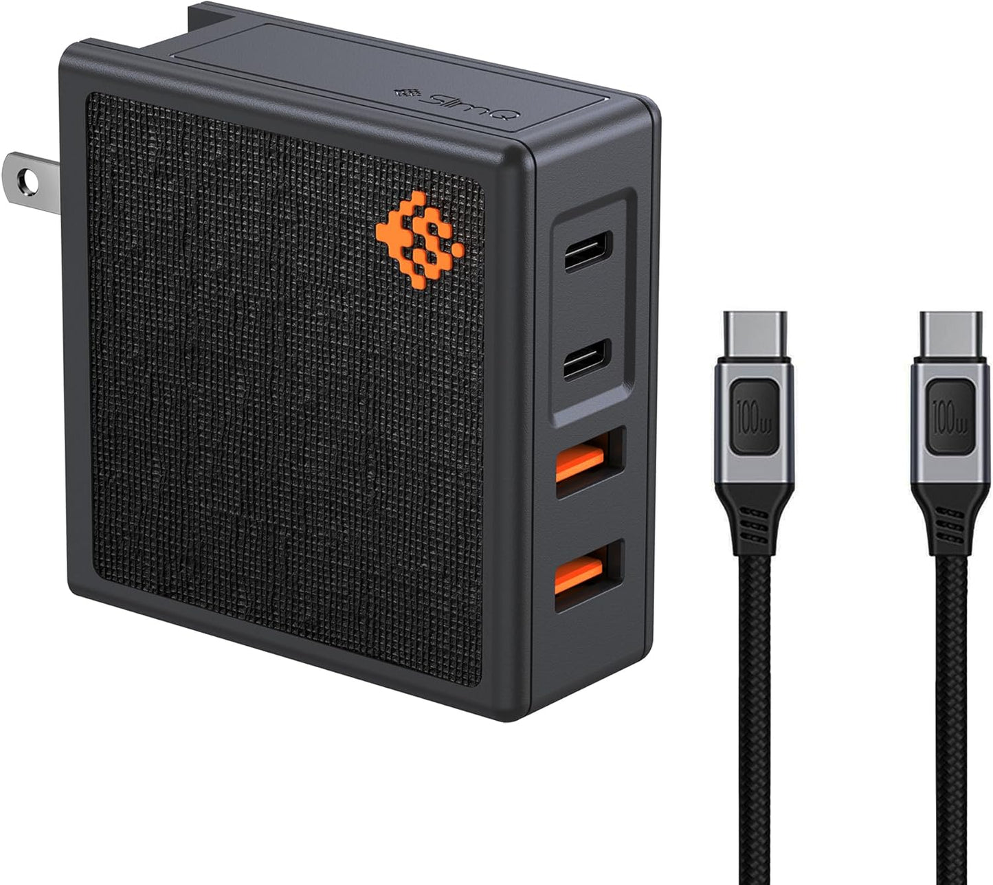 SlimQ GAN USB C Charger: 100W Fast Charging for All Devices