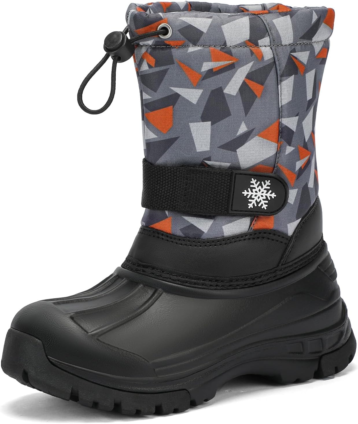 Koppu Boys Girls Snow Boots Waterproof Cold Weather Shoes