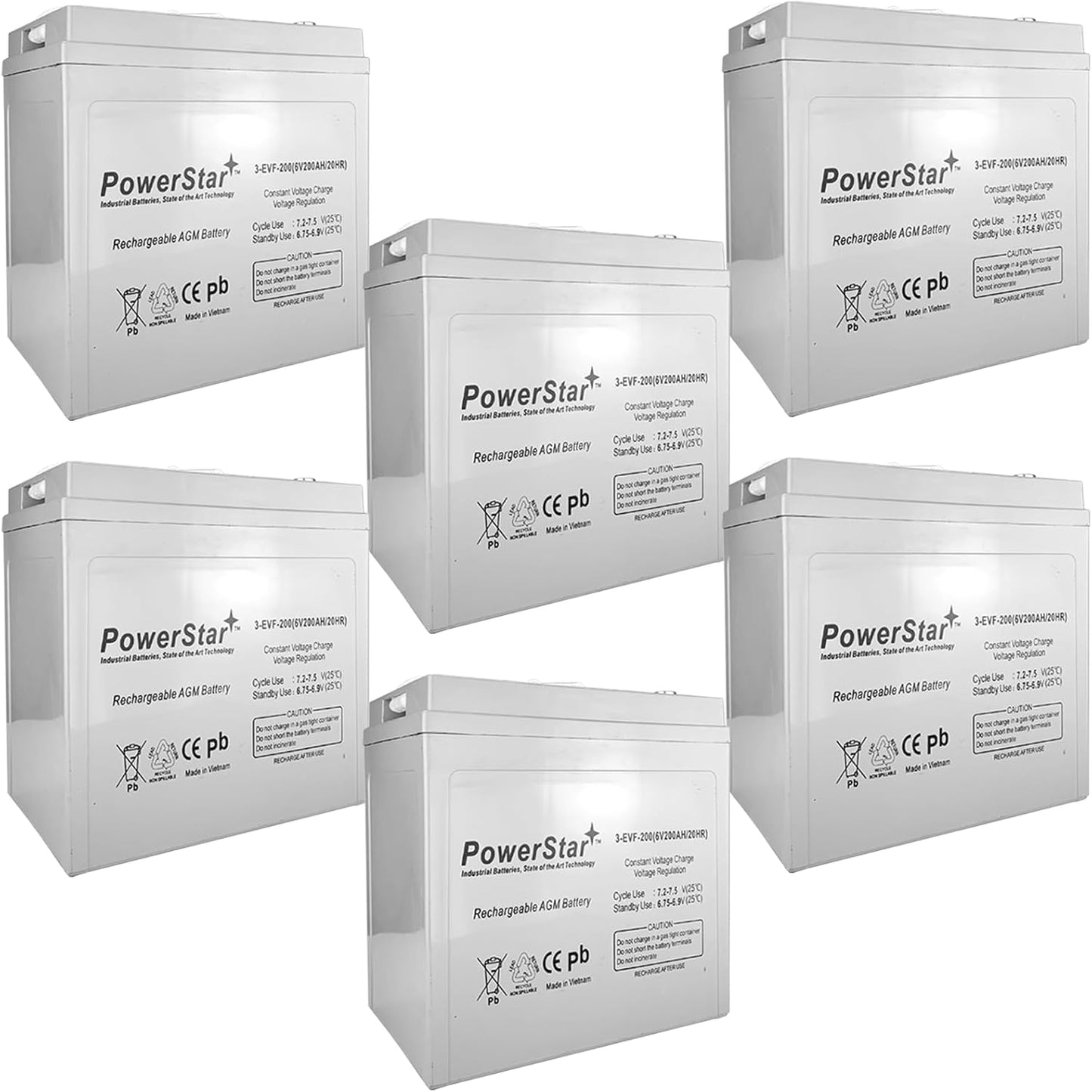 PowerStar 6V Deep Cycle Battery X6