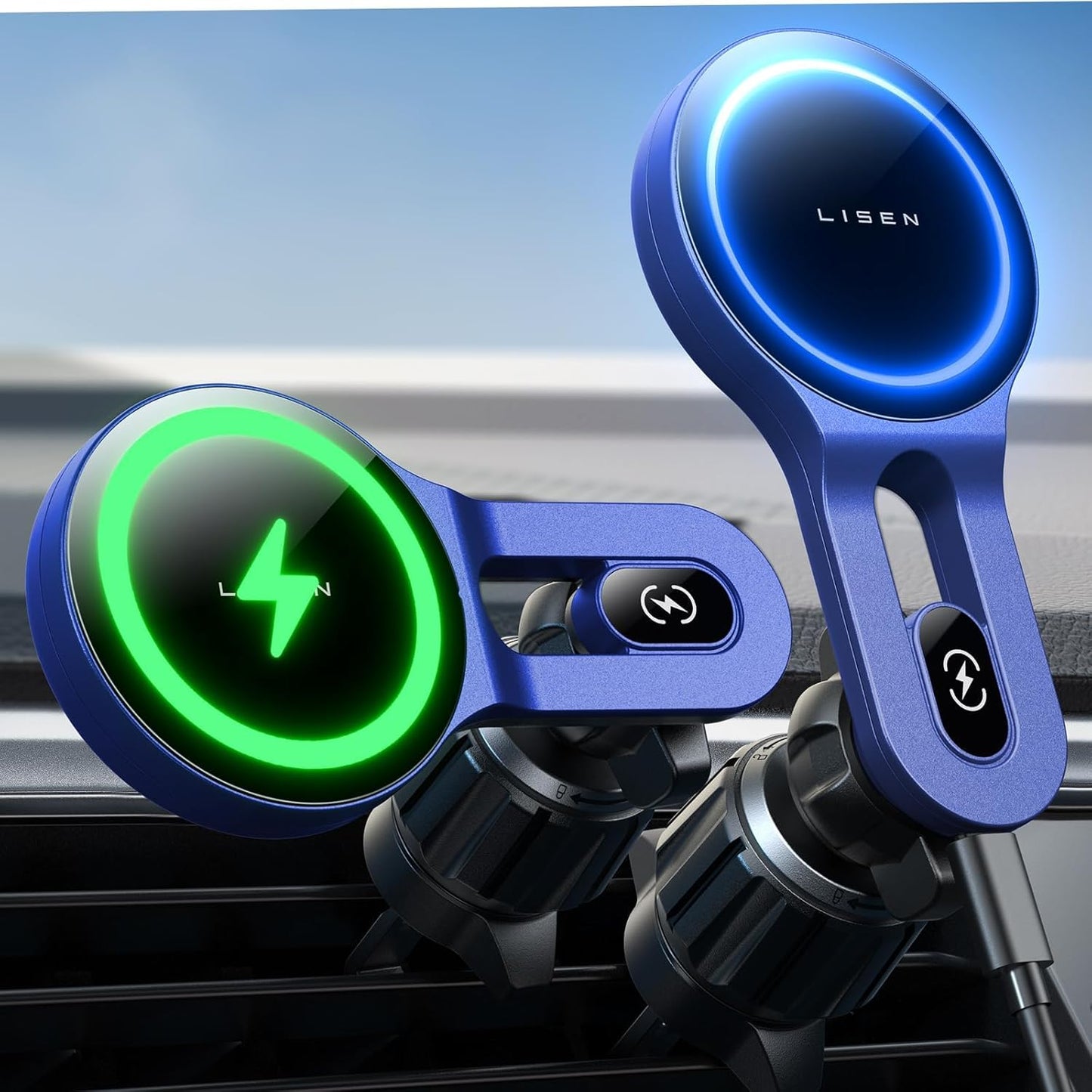 15W MagSafe Car Mount Charger - Fast Wireless Charging