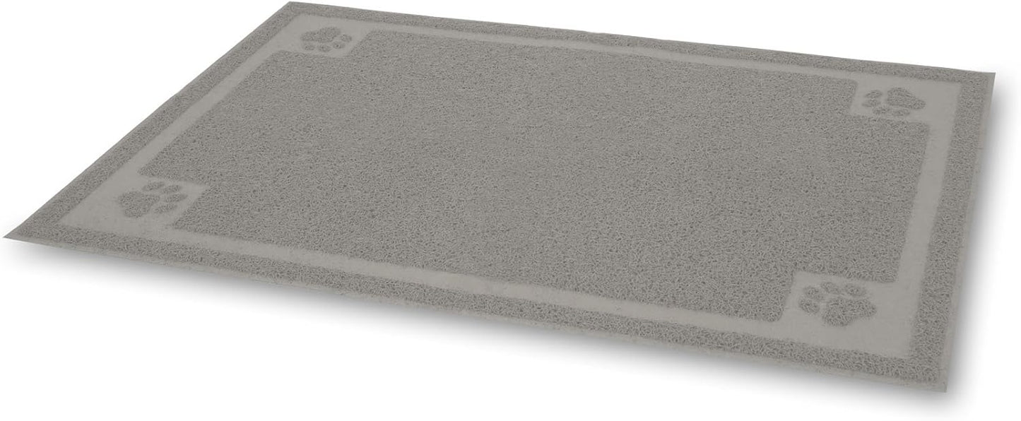 Petmate Litter Catcher Mat for Large Spaces, Stone Color