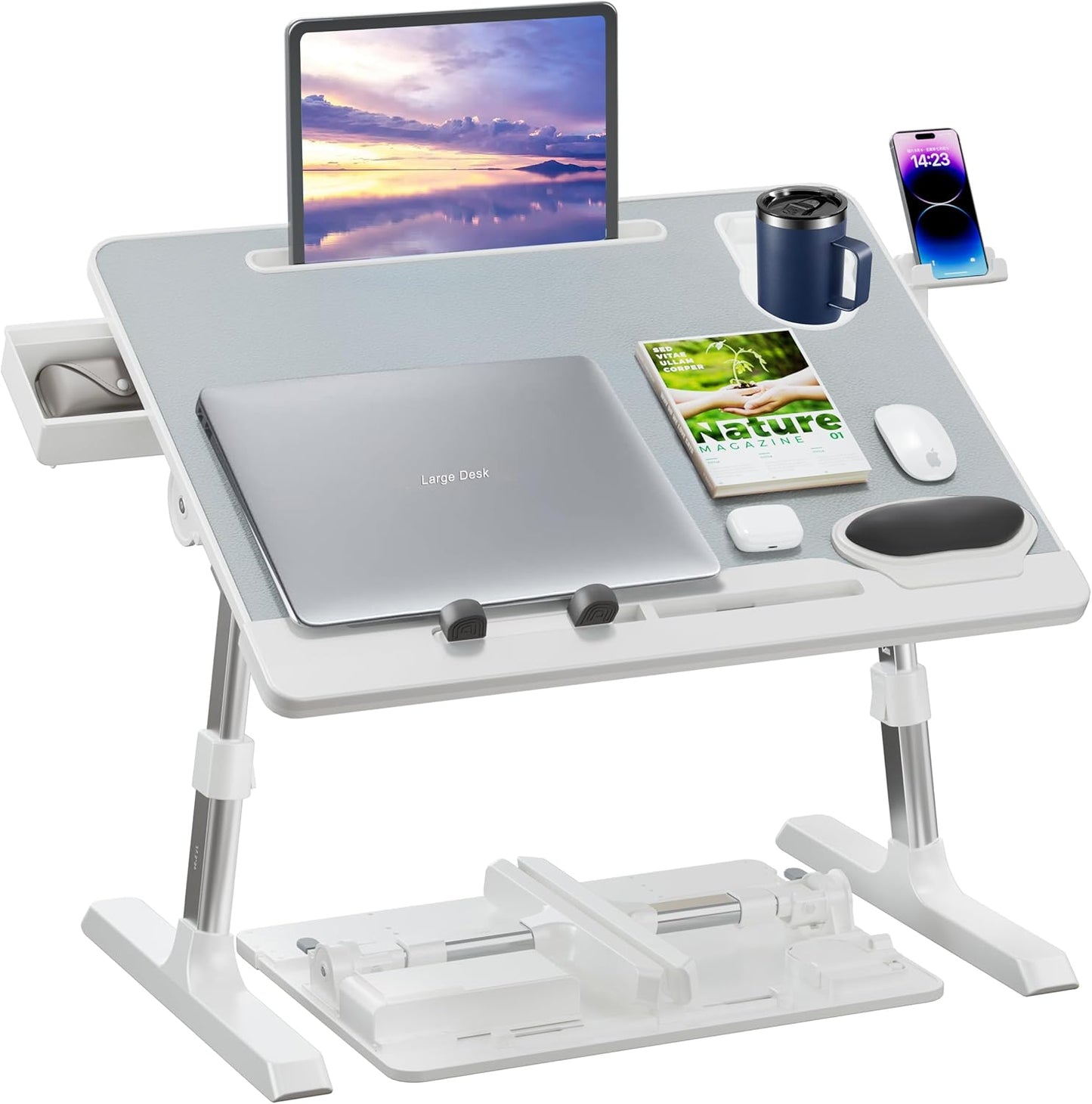 Yshunlai Adjustable Lap Desk - Ultimate Comfort!