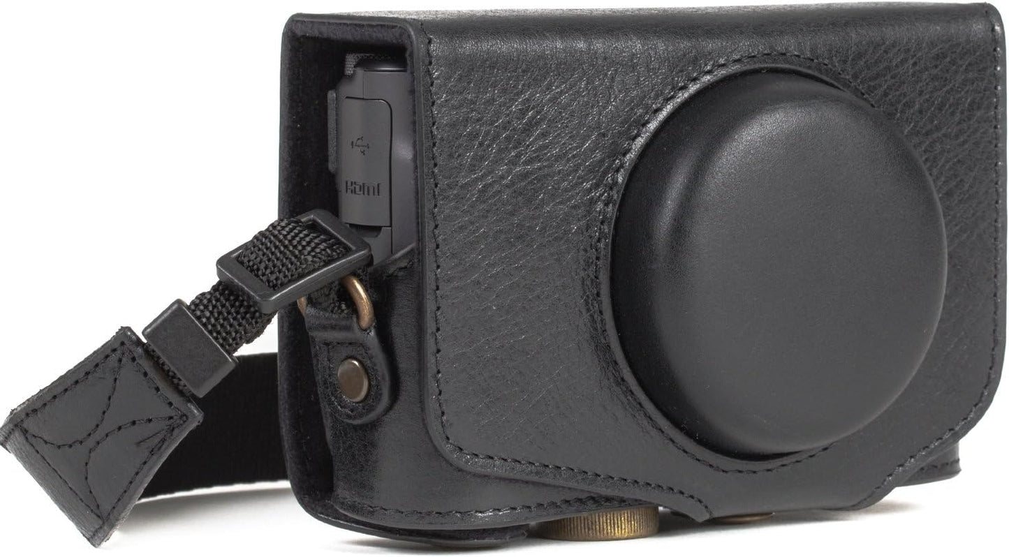 MegaGear MG1176 Ever Ready Leather Camera Case for Canon PowerShot