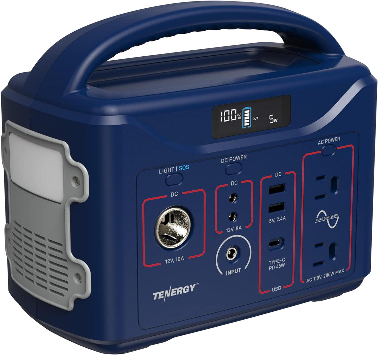 Tenergy T320 Portable Power Station: Reliable 300Wh Solar-Ready Power!