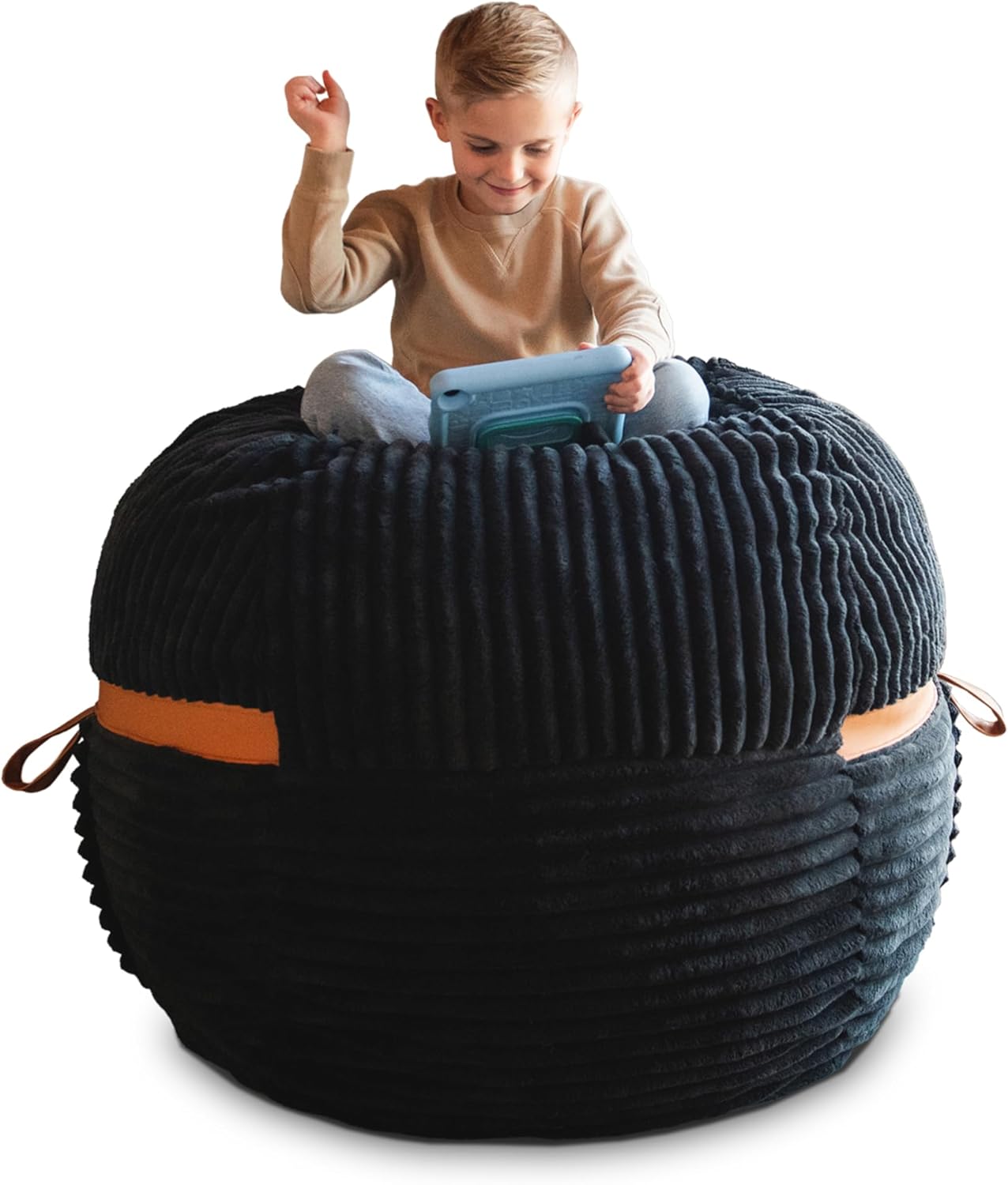 Big Joe Fuf Medium Foam Filled Bean Bag Chair for Comfort
