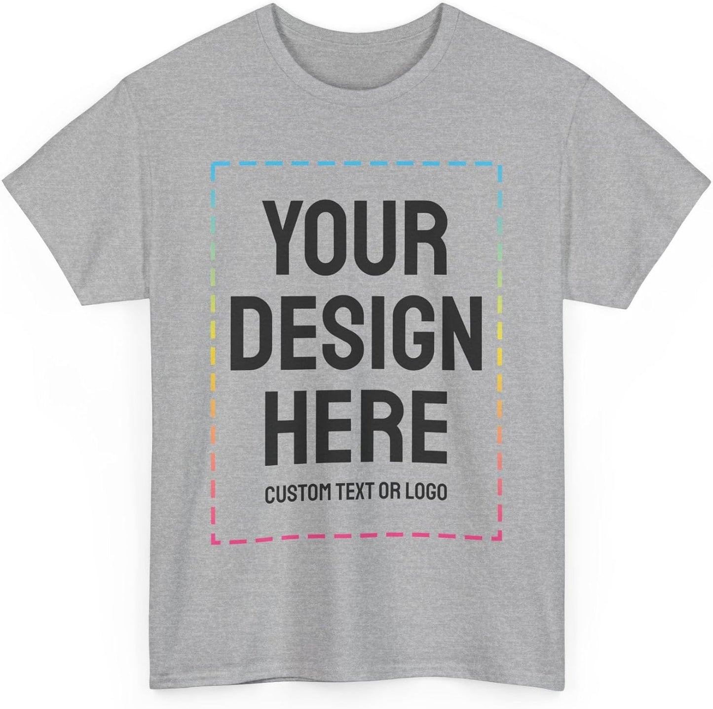 Custom T-Shirt Print for Men and Women - Design Your Own Tee