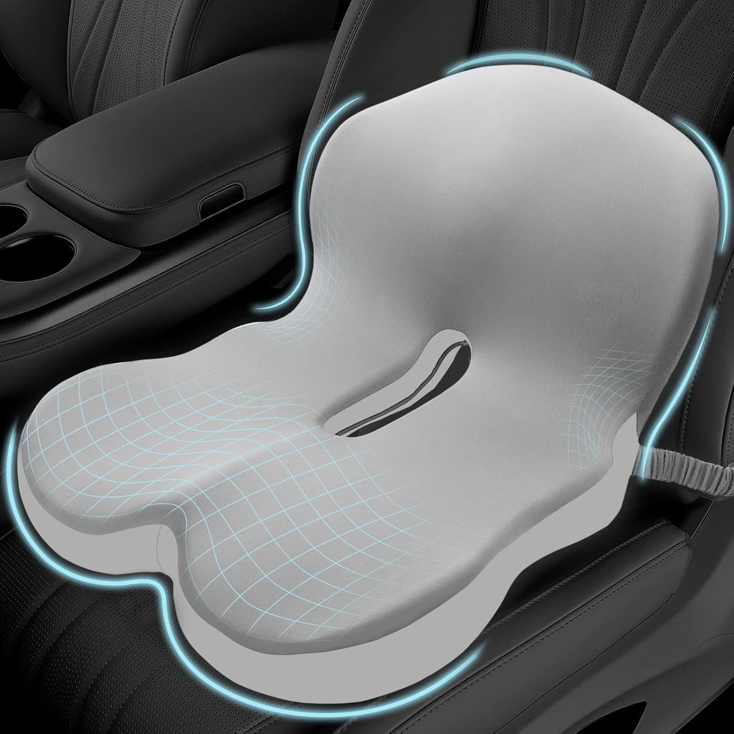 Memory Foam Seat Cushion for Sciatica Relief by Mosxoed
