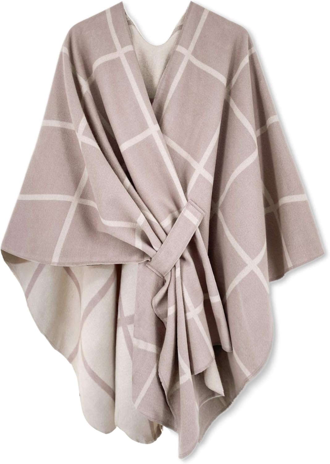 Moss Rose Women's Shawl Wrap Poncho for Fall and Winter Style