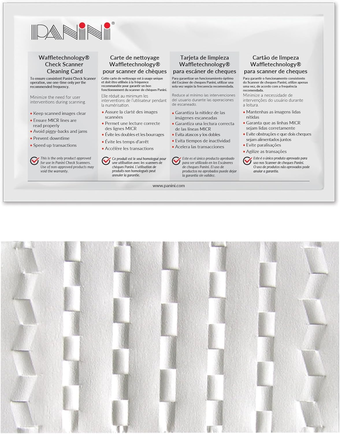 Panini Check Scanner Cleaning Cards for Optimal Device Maintenance
