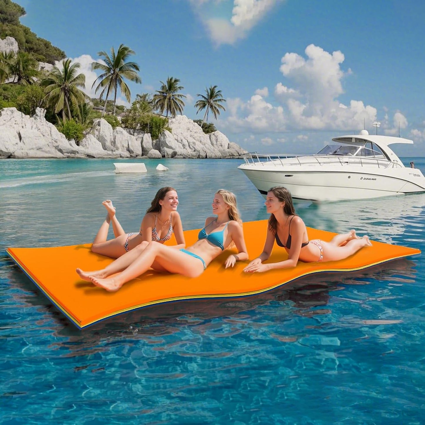 Floating Mats for Water Recreation - Fun for Adults and Pets