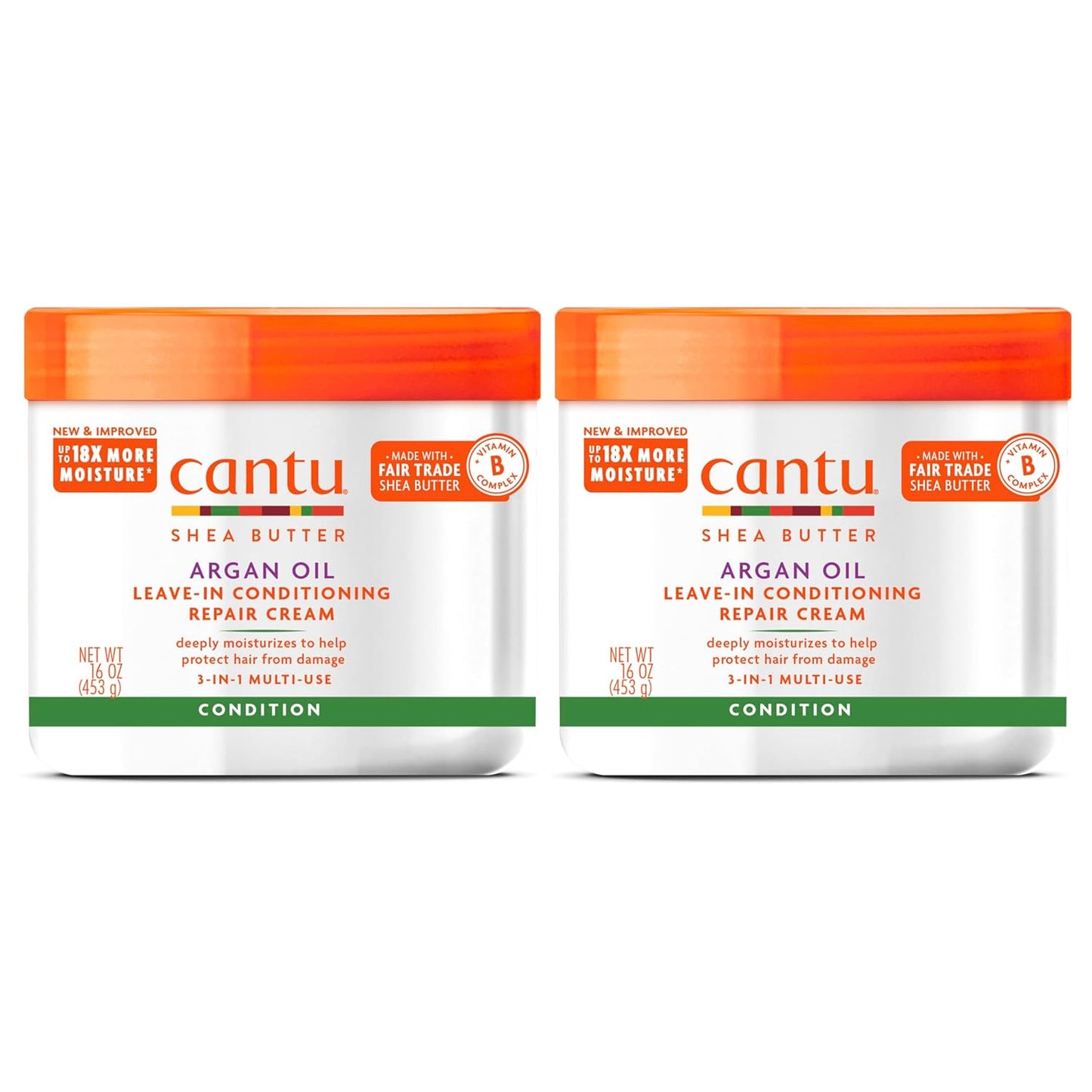 Cantu Repair Cream Duo: Nourishing Argan Oil