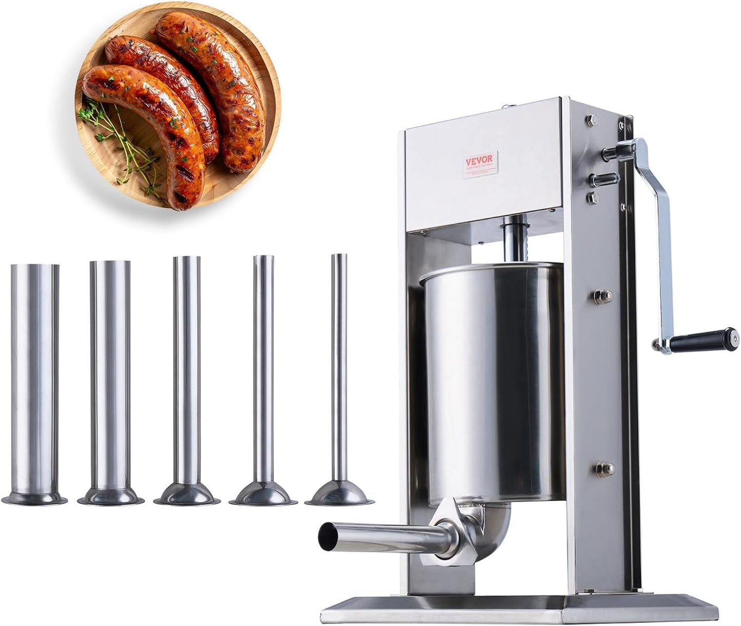 VEVOR Manual Sausage Stuffer for Home and Commercial Use