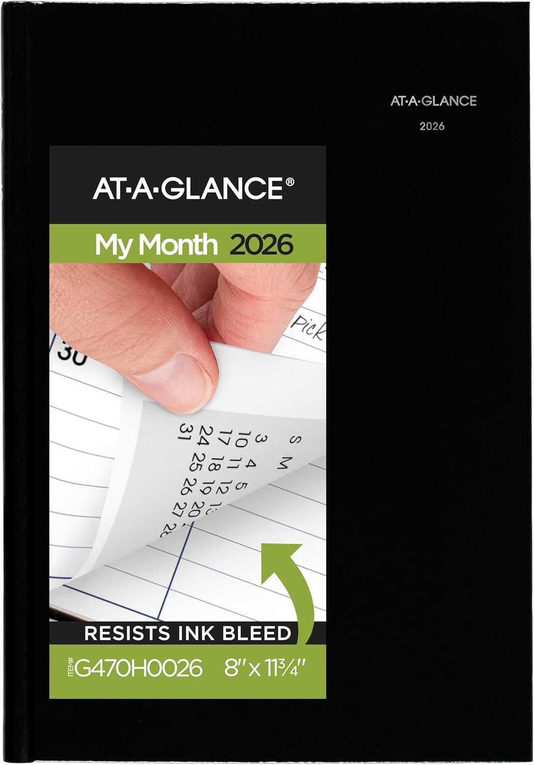AT-A-GLANCE 2026 Planner: Monthly Large Hardcover for Organization