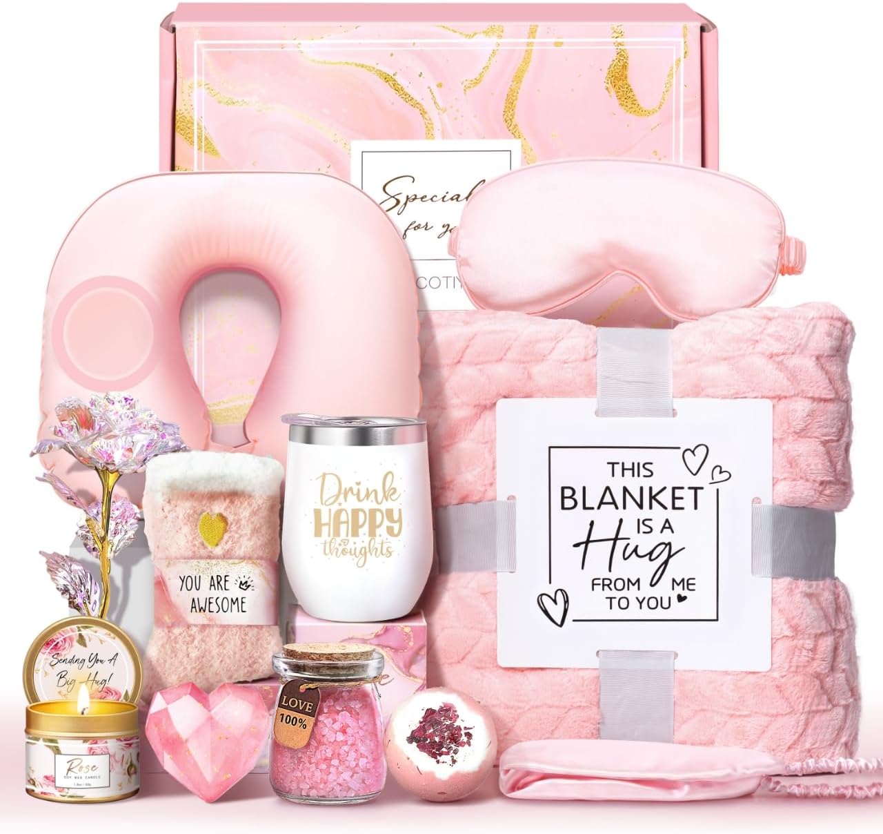 Unique Birthday Gifts for Women - Relaxing Spa Gift Basket