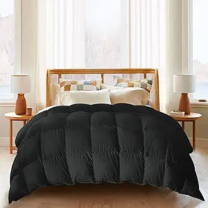 puredown Goose Feather Down Comforter Twin Size for All Seasons