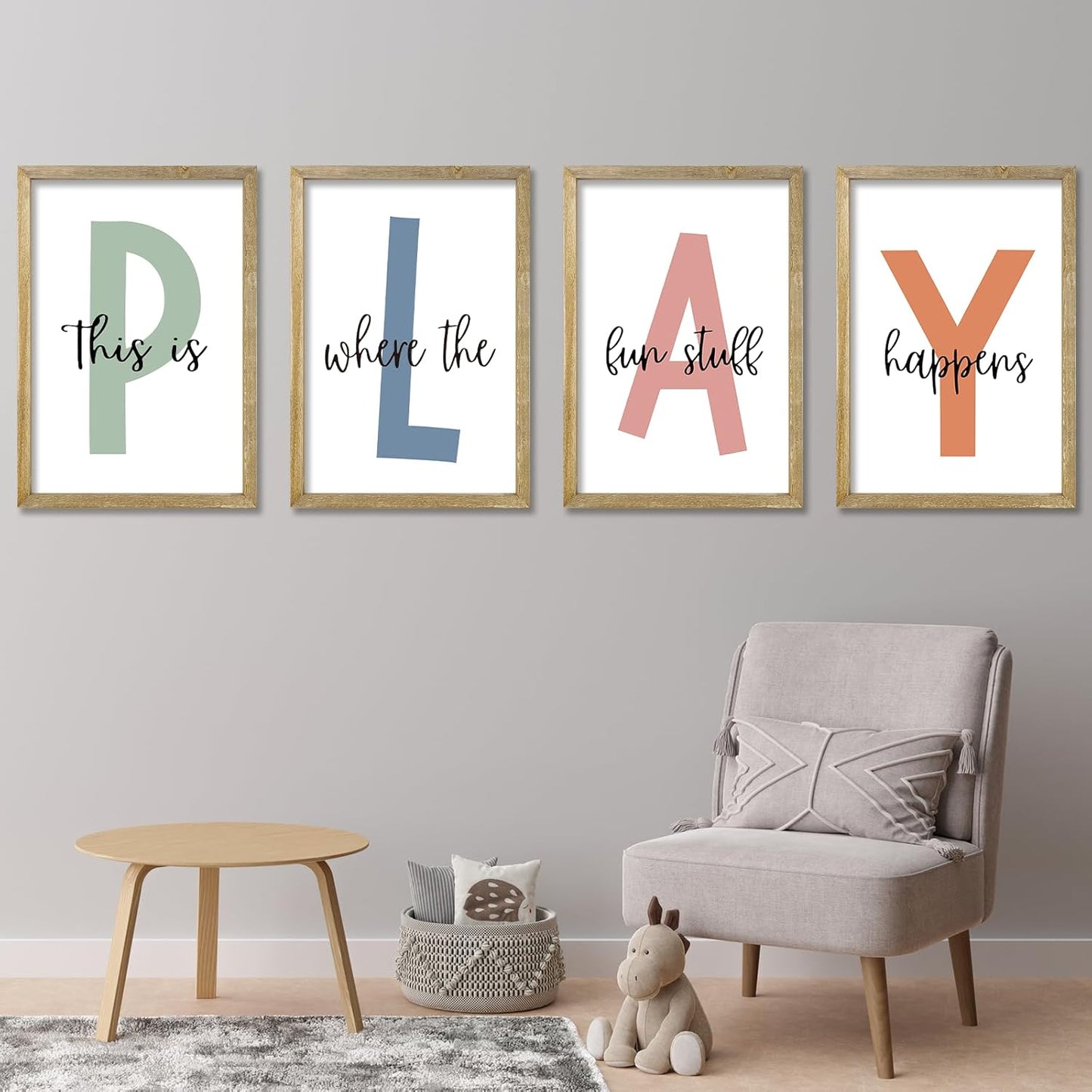 This Is Where The Fun Stuff Happens Kids Playroom Wall Art
