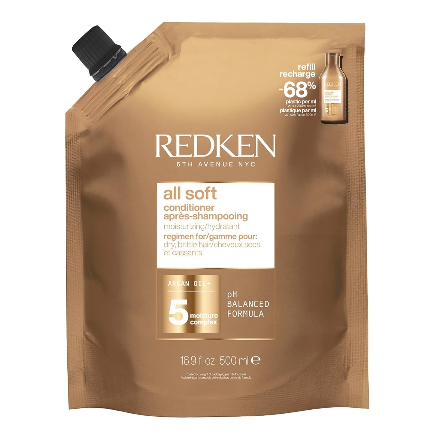 Redken All Soft Conditioner for Moisturized, Soft Hair