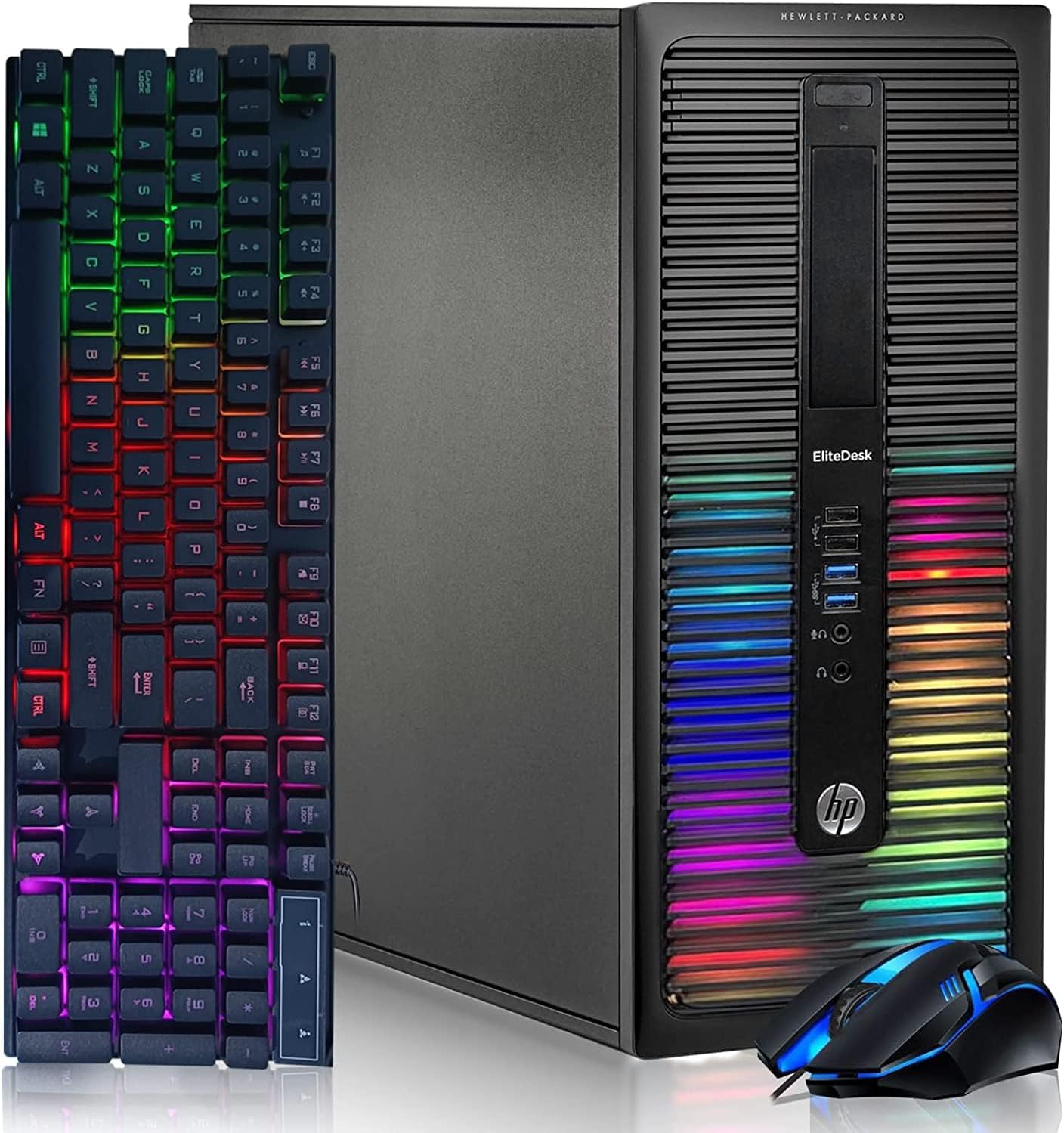 HP Gaming PC - Intel Quad I7-6700, GTX 1660S 6G, 32GB RAM, RGB, Win 10 Pro