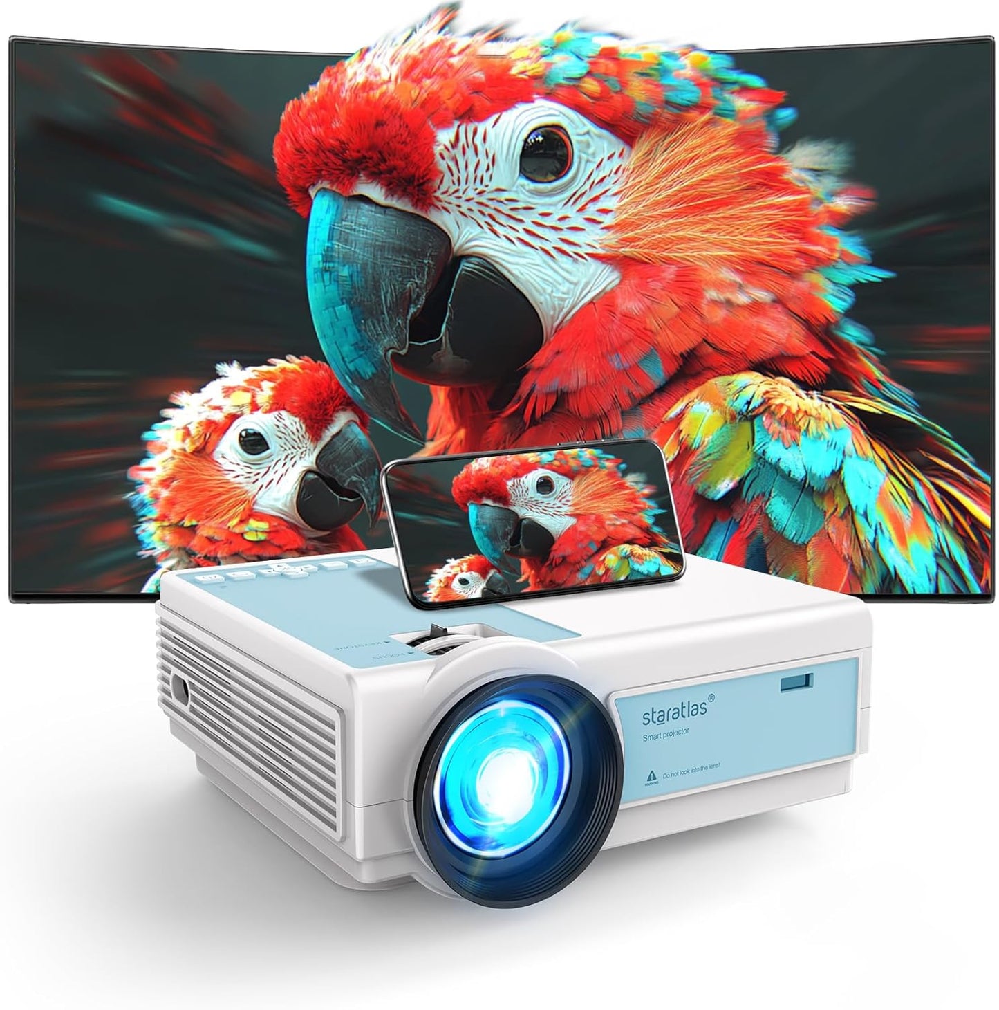 Staratlas 12000L Mini Projector: Portable Theater