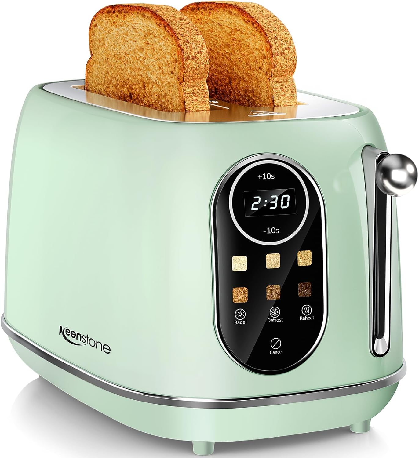 Keenstone Smart Touch Screen Toaster with Retro Design and Features