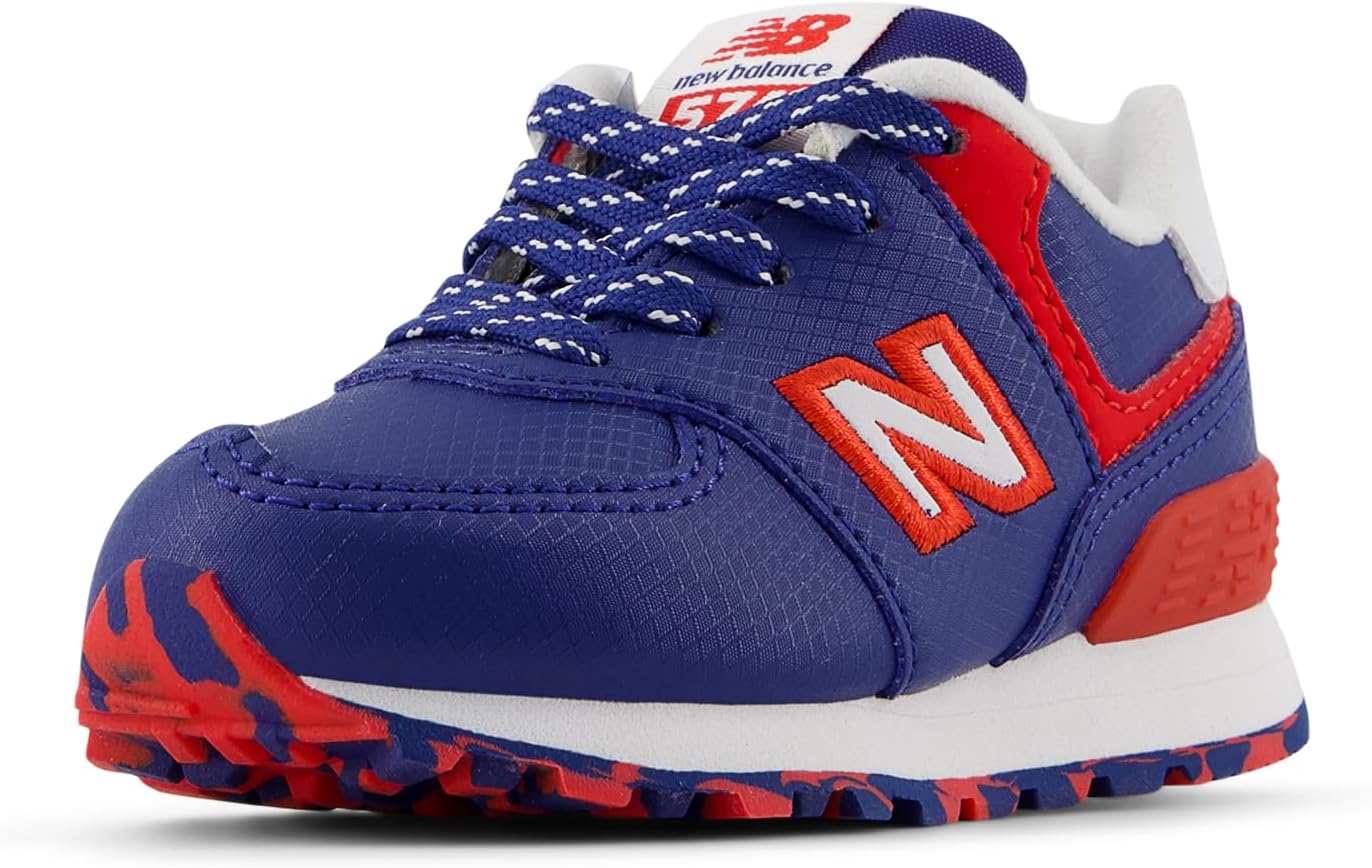 New Balance Boy's 574 V1 Lace-up Sneaker for Ultimate Comfort