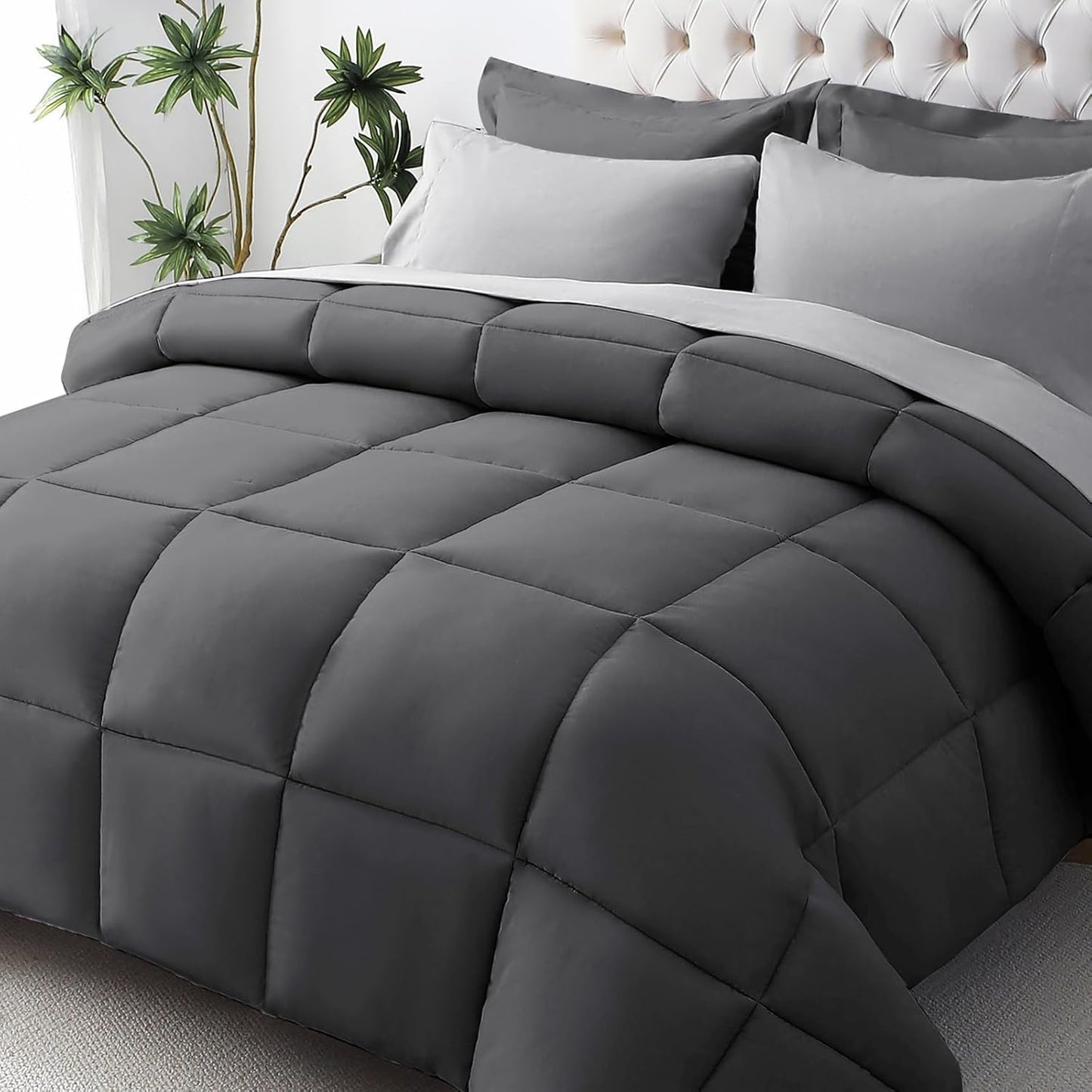 JOLLYVOGUE Full Comforter Set - Ultra-Soft Bed in a Bag