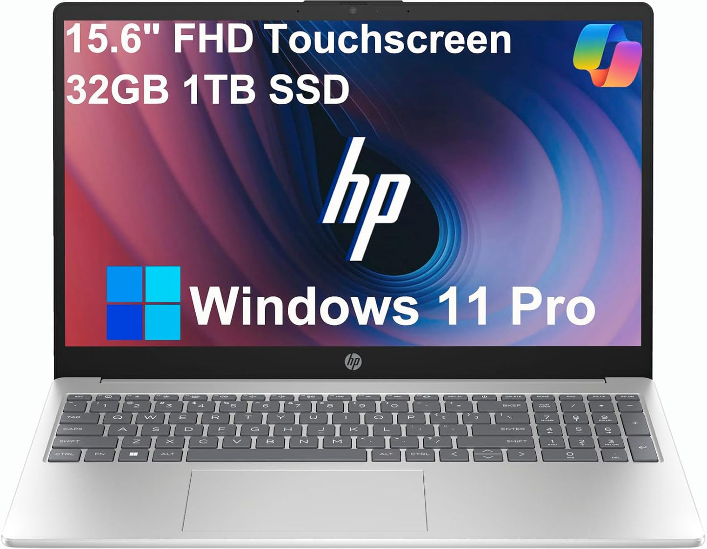 HP 15 Laptop with Touchscreen, Intel Core i5, 32GB RAM, 1TB SSD