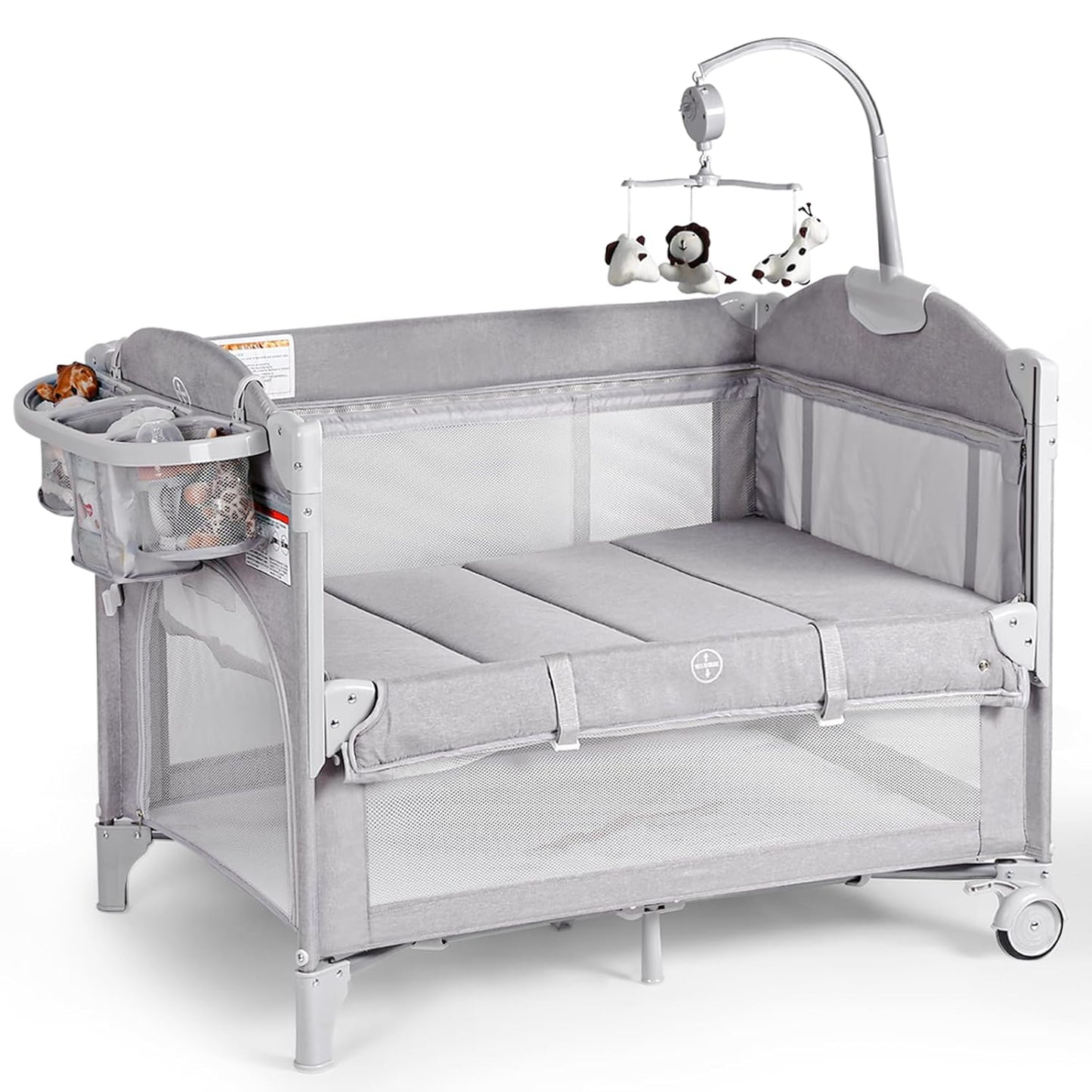 Portable 4 in 1 Baby Bassinet Bedside Sleeper for Newborns