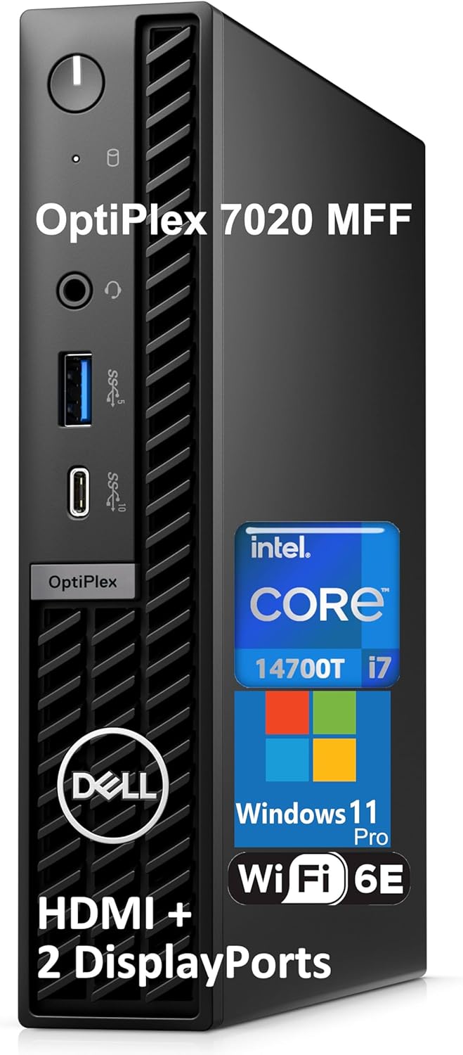Dell OptiPlex 7020 MFF: Powerful 20-Core i7, 32GB RAM, 1TB SSD