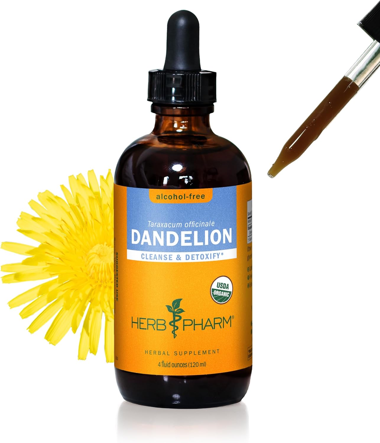 Organic Dandelion Liquid Extract for Cleansing and Detoxification