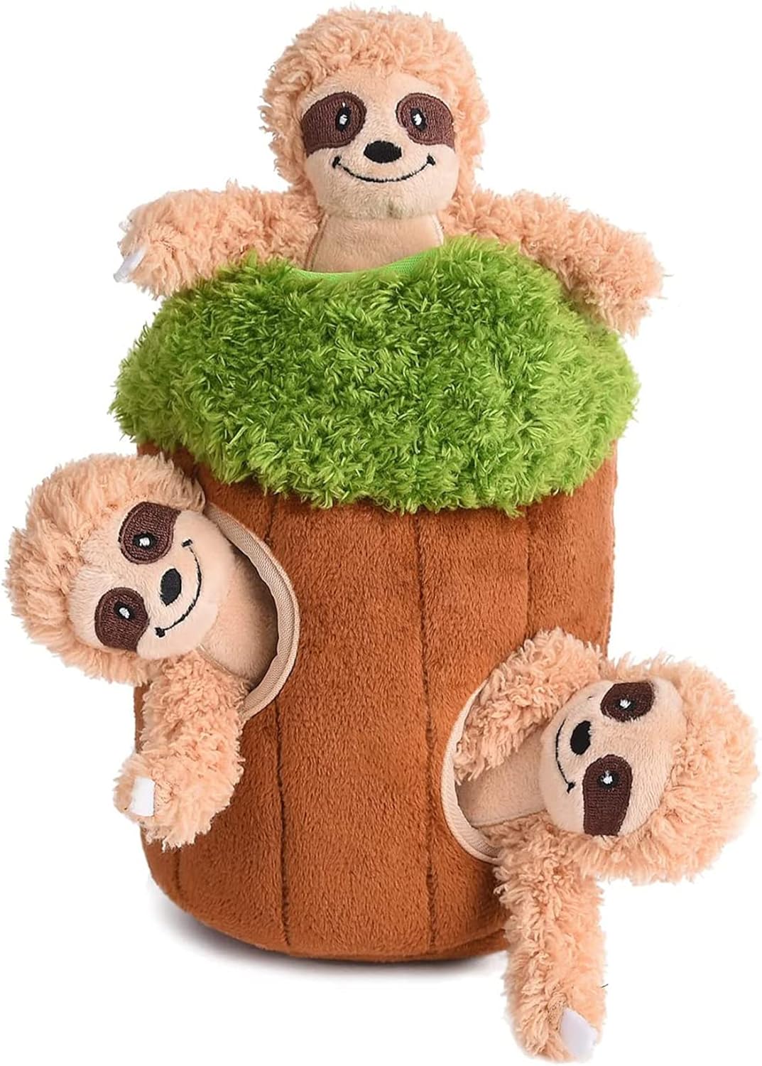 Squeaky Plush Sloth Toy for Dogs (Small)