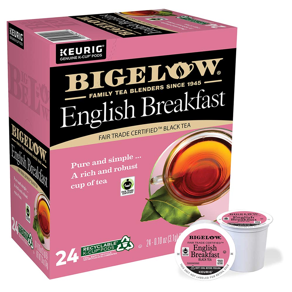 Bigelow English Breakfast Black Tea K-Cup Pods for Perfect Mornings