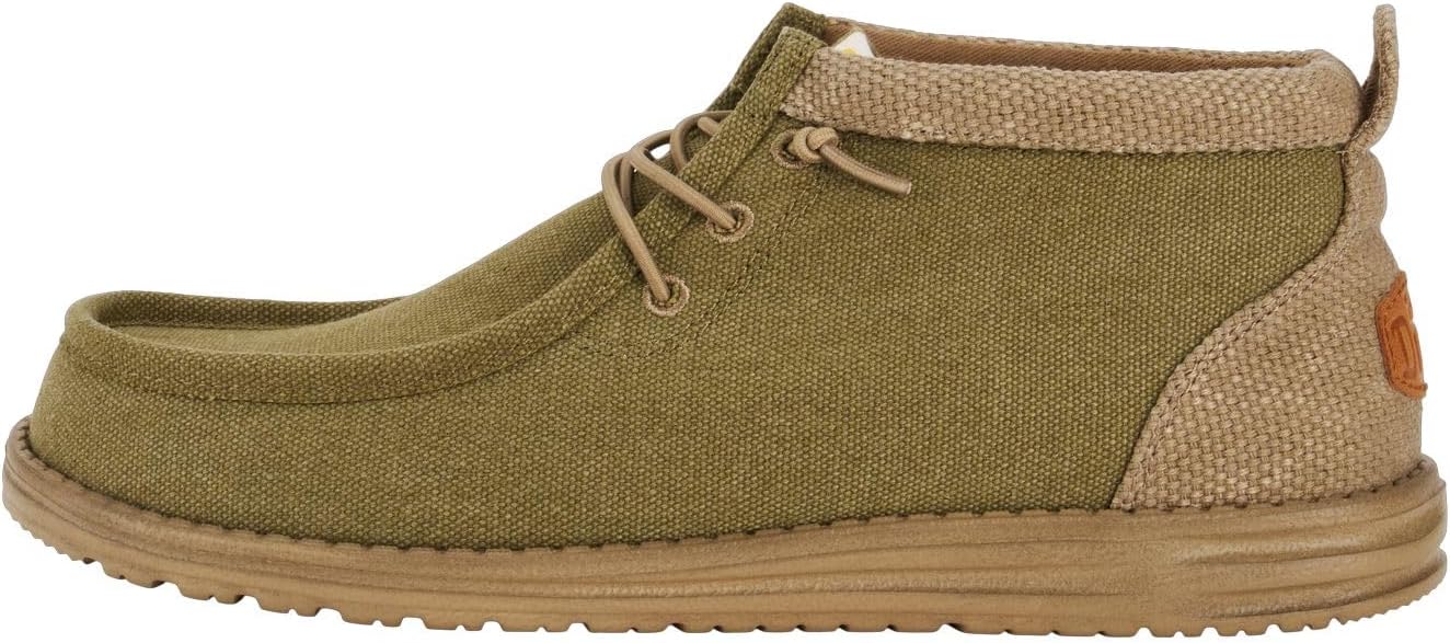 Hey Dude Men's Wally Mid Slip-on Loafers for Comfort and Style
