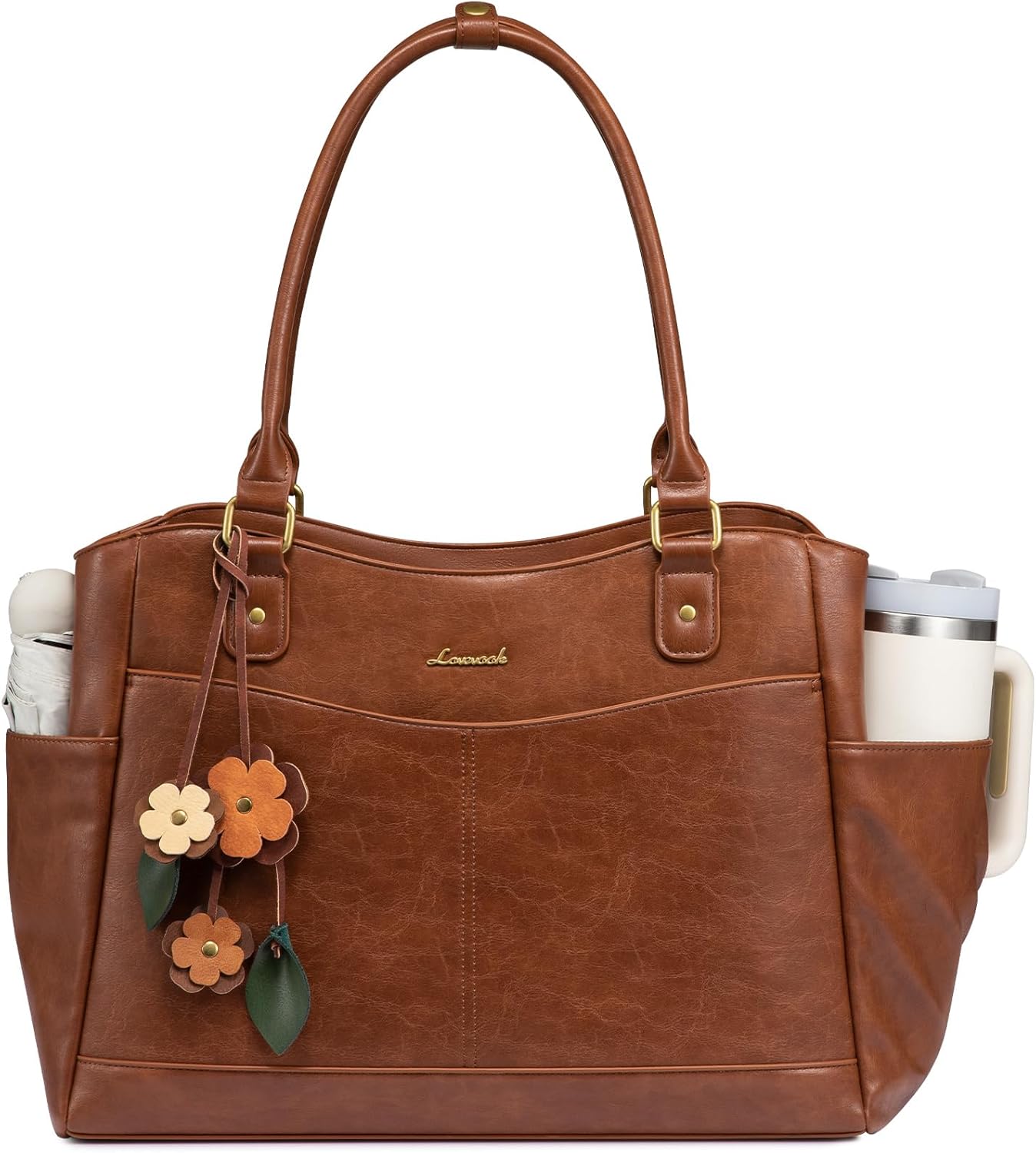 LOVEVOOK Laptop Bag for Women: Stylish Vintage Work Tote