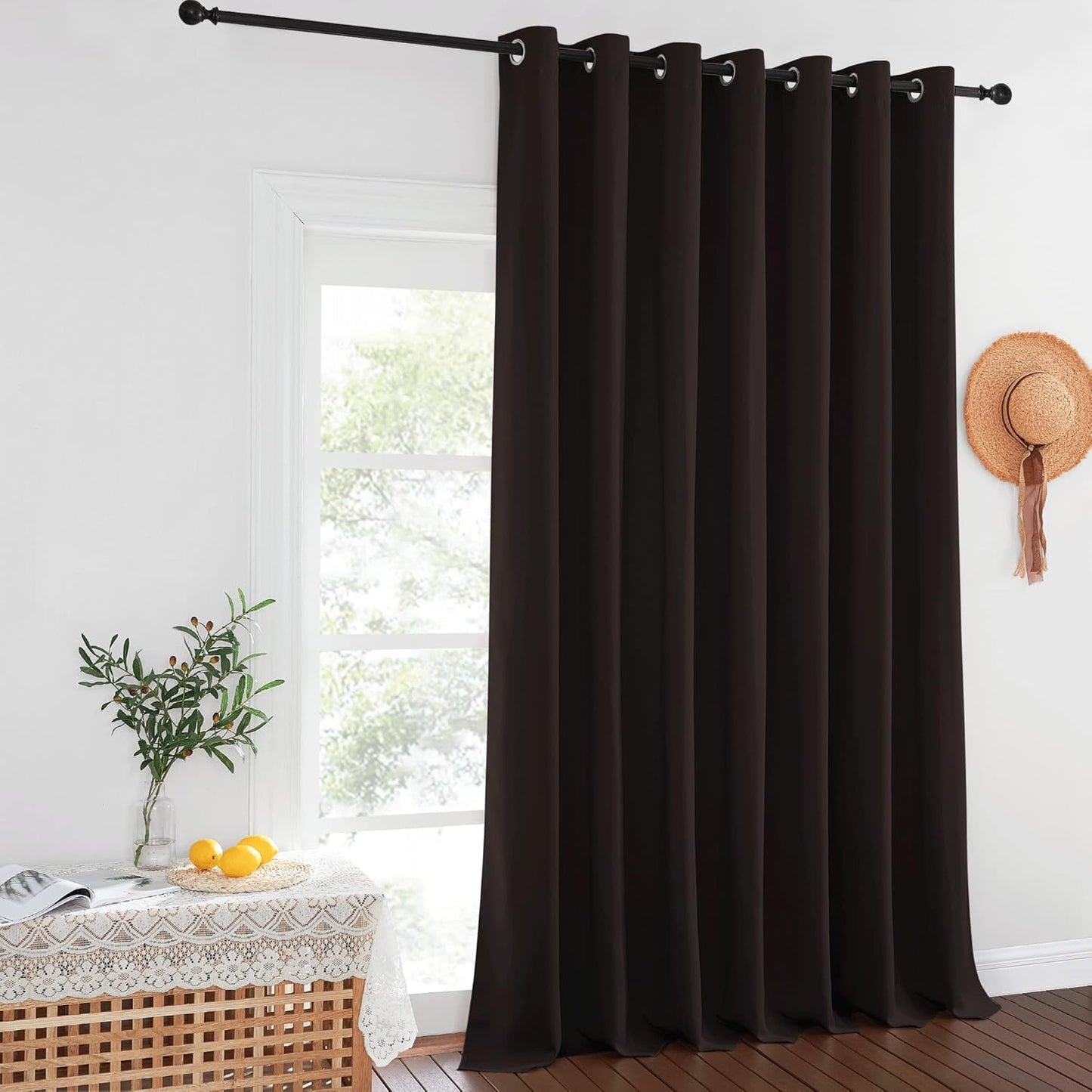 NICETOWN Blackout Curtain for Sliding Glass Door - Insulated Design
