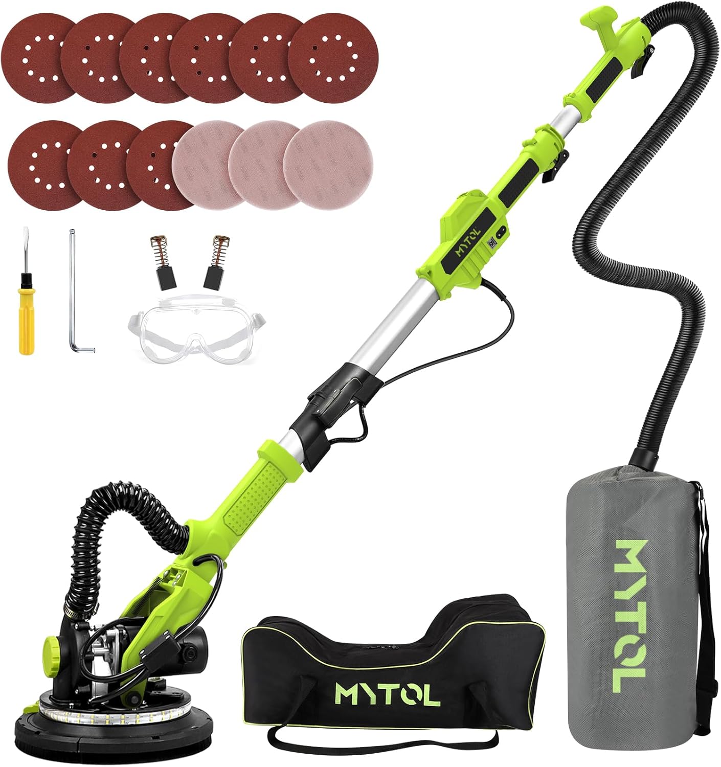 Drywall Sander with Vacuum Dust Collection for Efficient Sanding