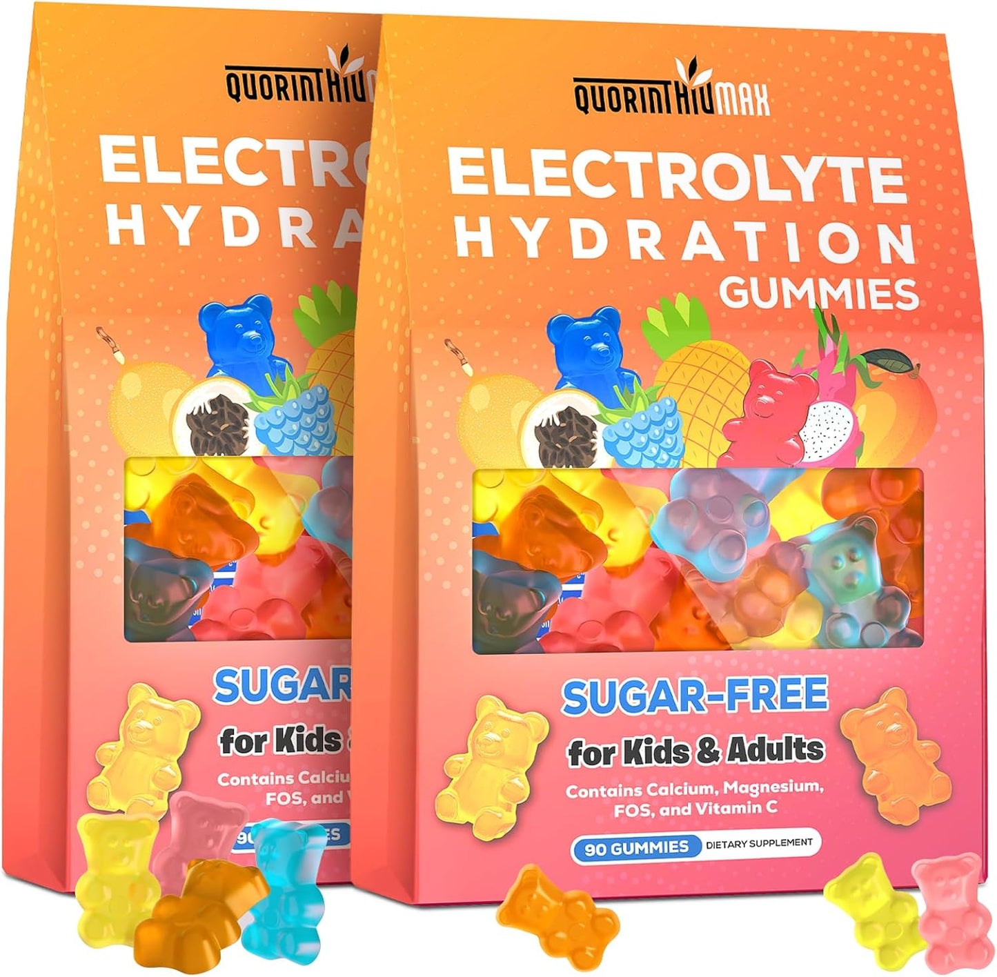 Electrolyte Gummies Sugar Free for Hydration & Energy Boost