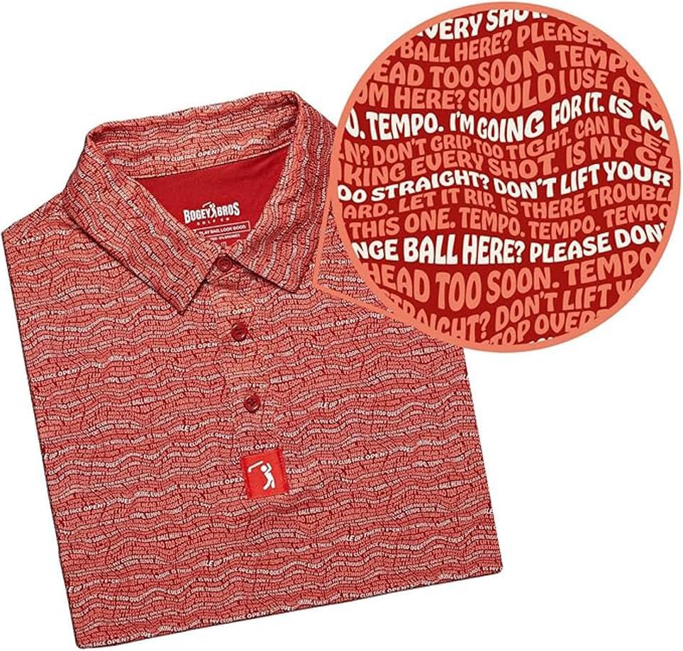 Funny Golf Polo Shirts with UPF 50 Protection for Men