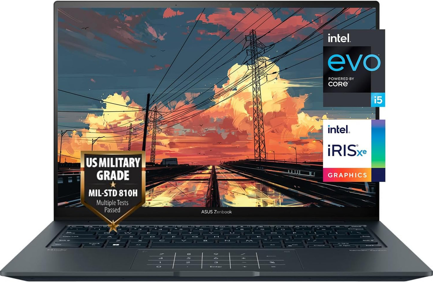 ASUS Zenbook 14.5in 2.8K OLED Touchscreen Laptop with WOWPC Bundle
