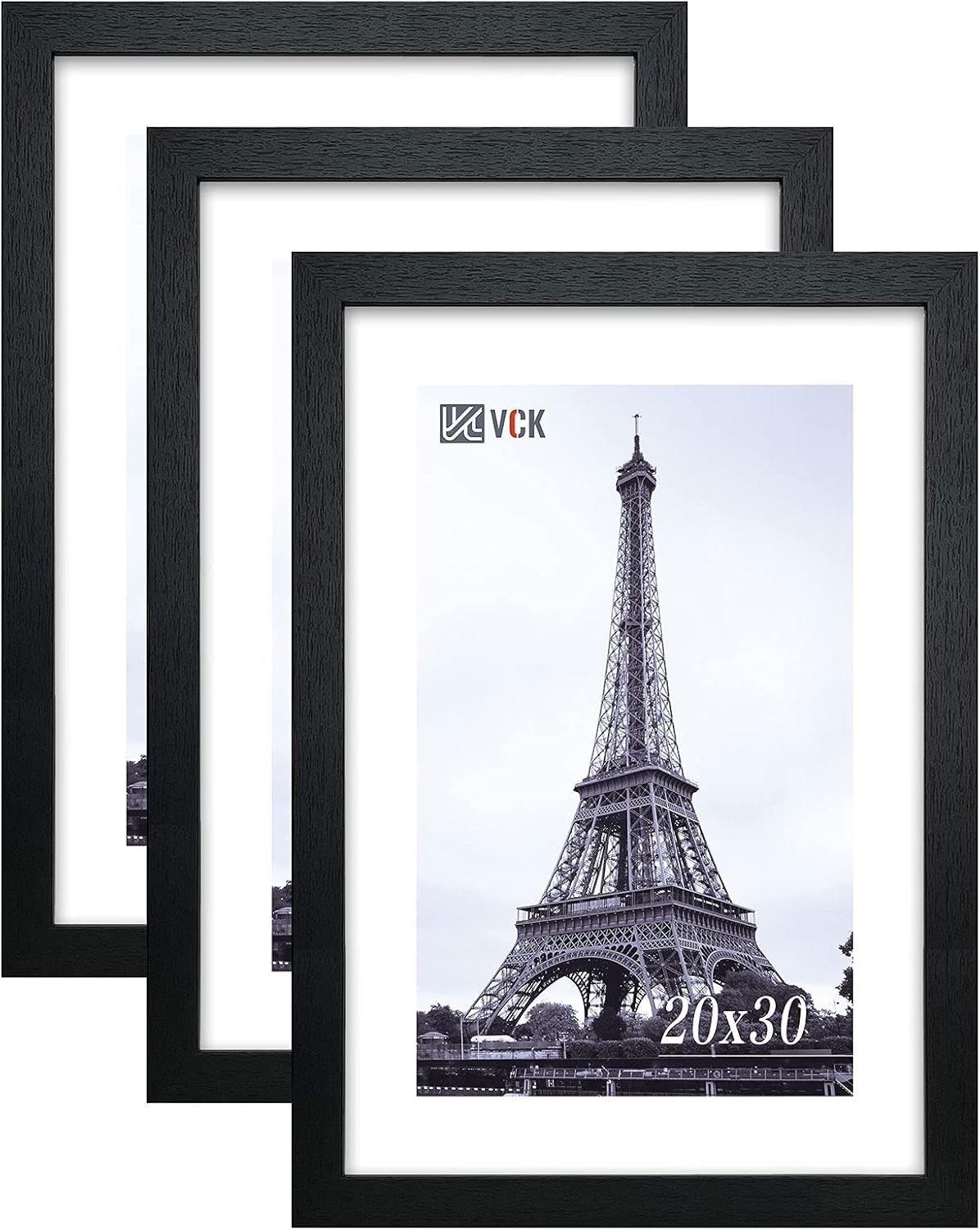 VCK Poster Frames 20x30 Black 3-Pack for Art and Photos