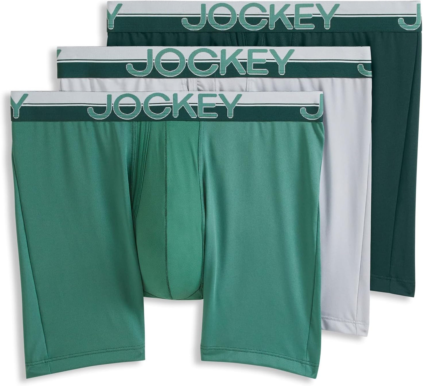 Jockey Men's Underwear Infinite Cool Microfiber Stretch Boxer Briefs