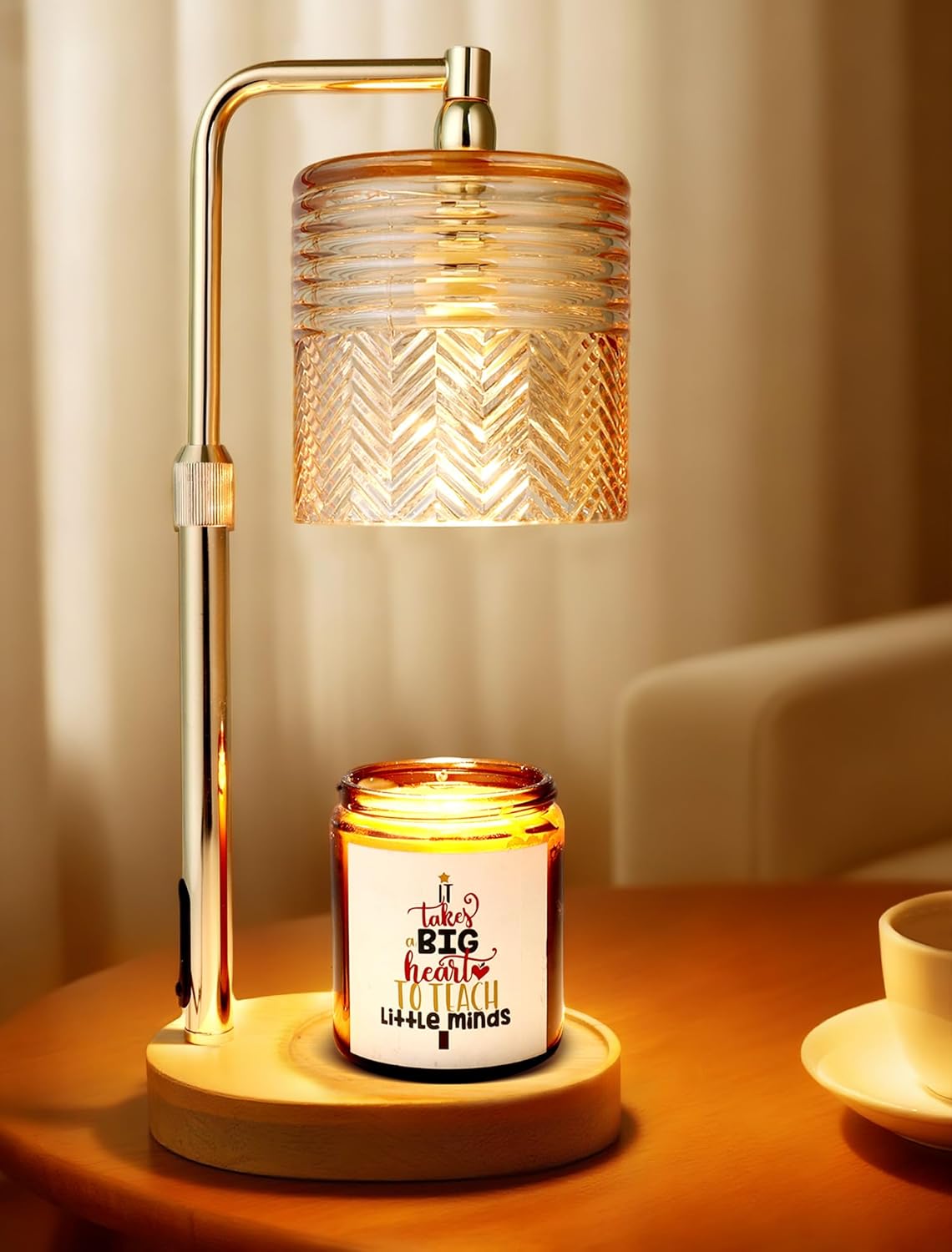 Candle Warmer Lamp with Timer for Safe and Stylish Home Decor