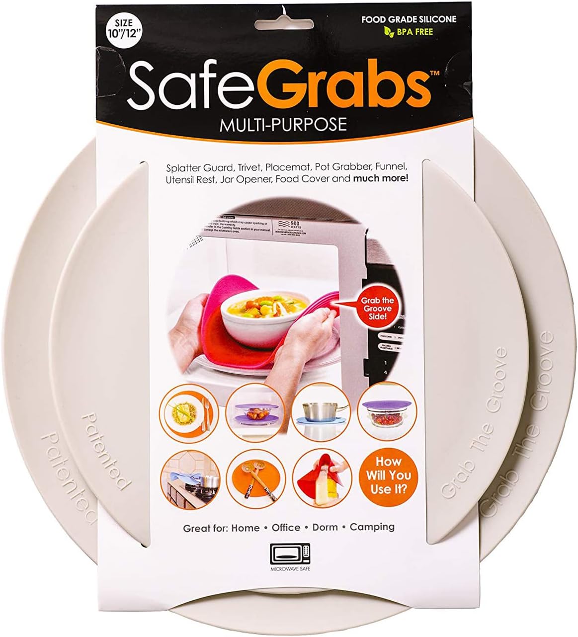 Safe Grabs: Shark Tank Microwave Mat Set - Minimize Mess!