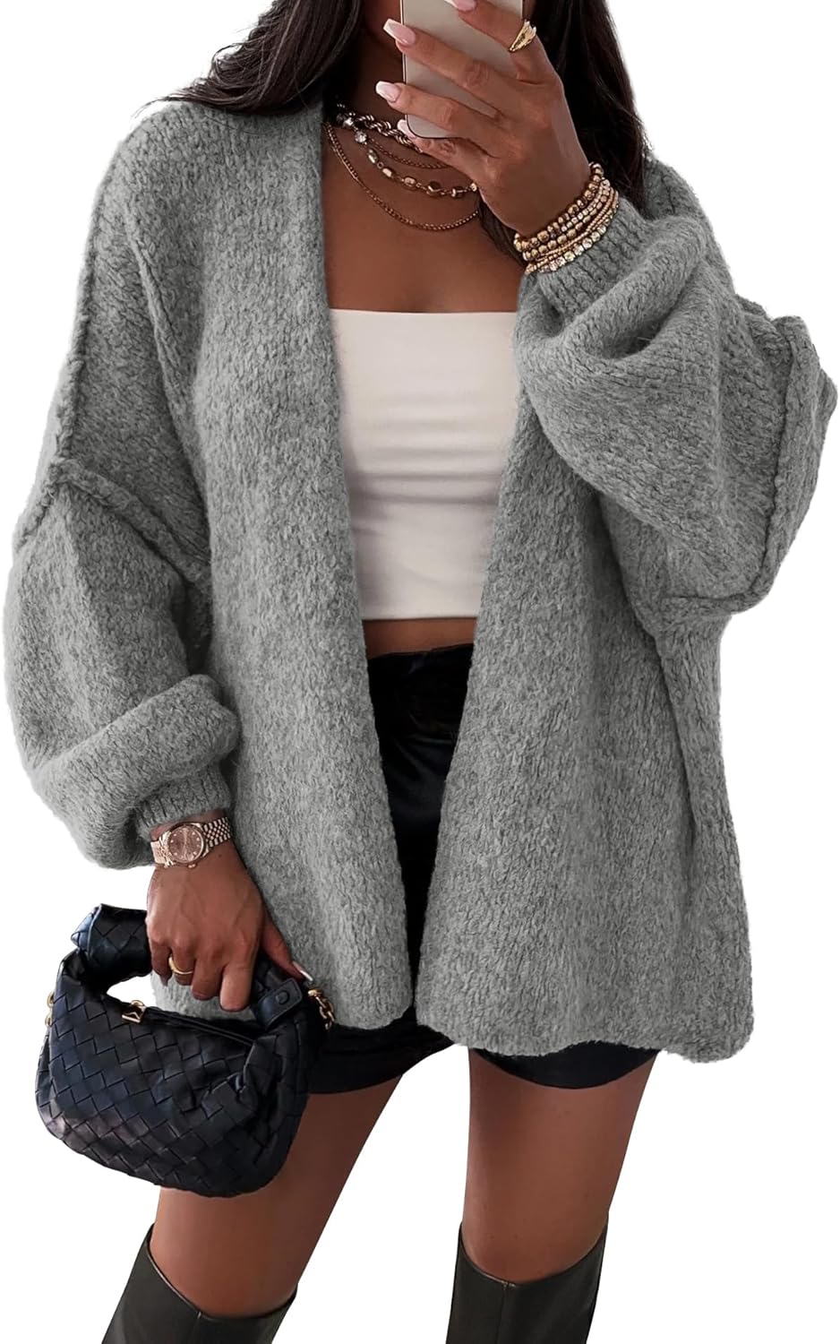 ATHMILE Womens Fall Oversized Cardigan Sweaters for Style
