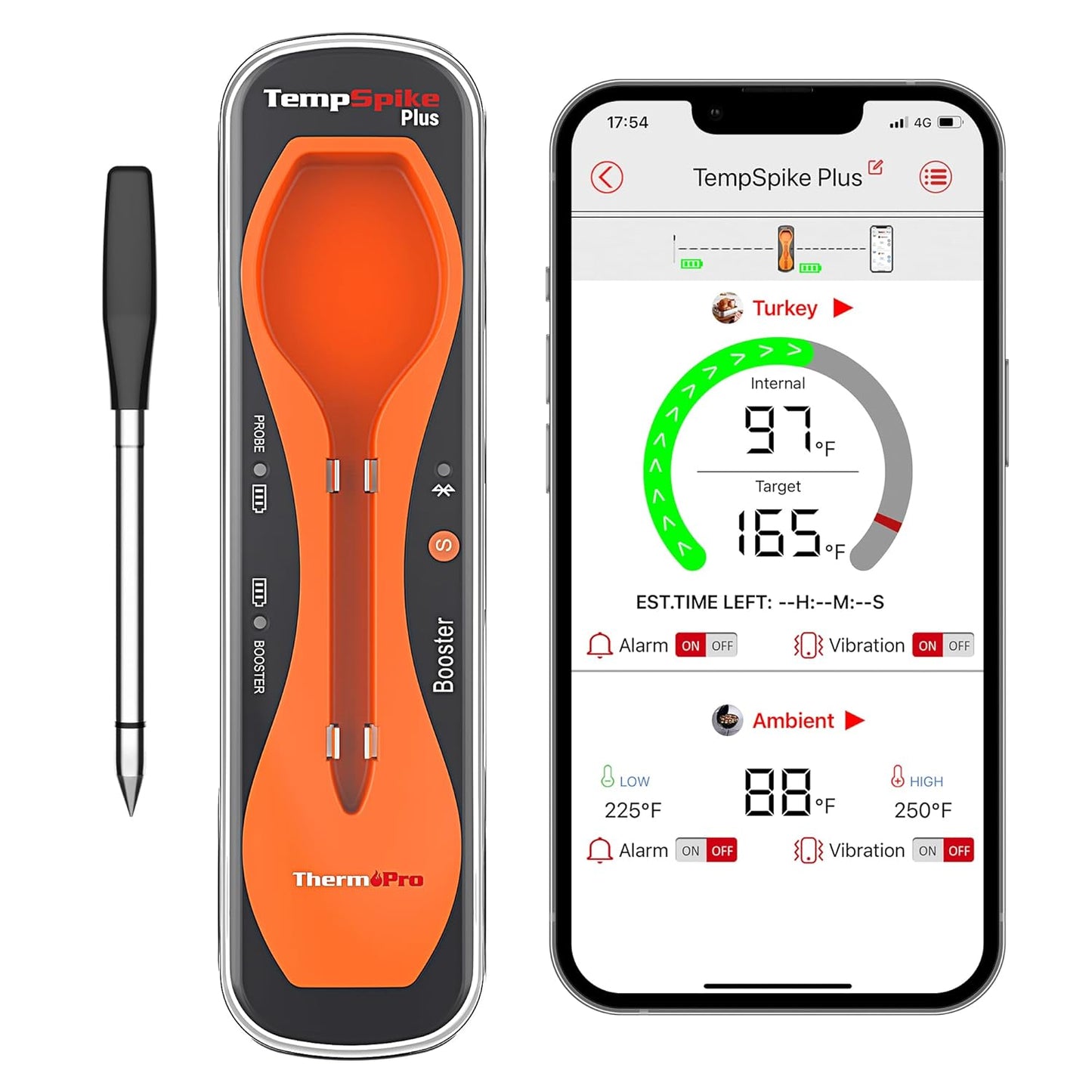 ThermoPro Wireless Meat Thermometer - Ultra-Thin Probe for Perfect Results!