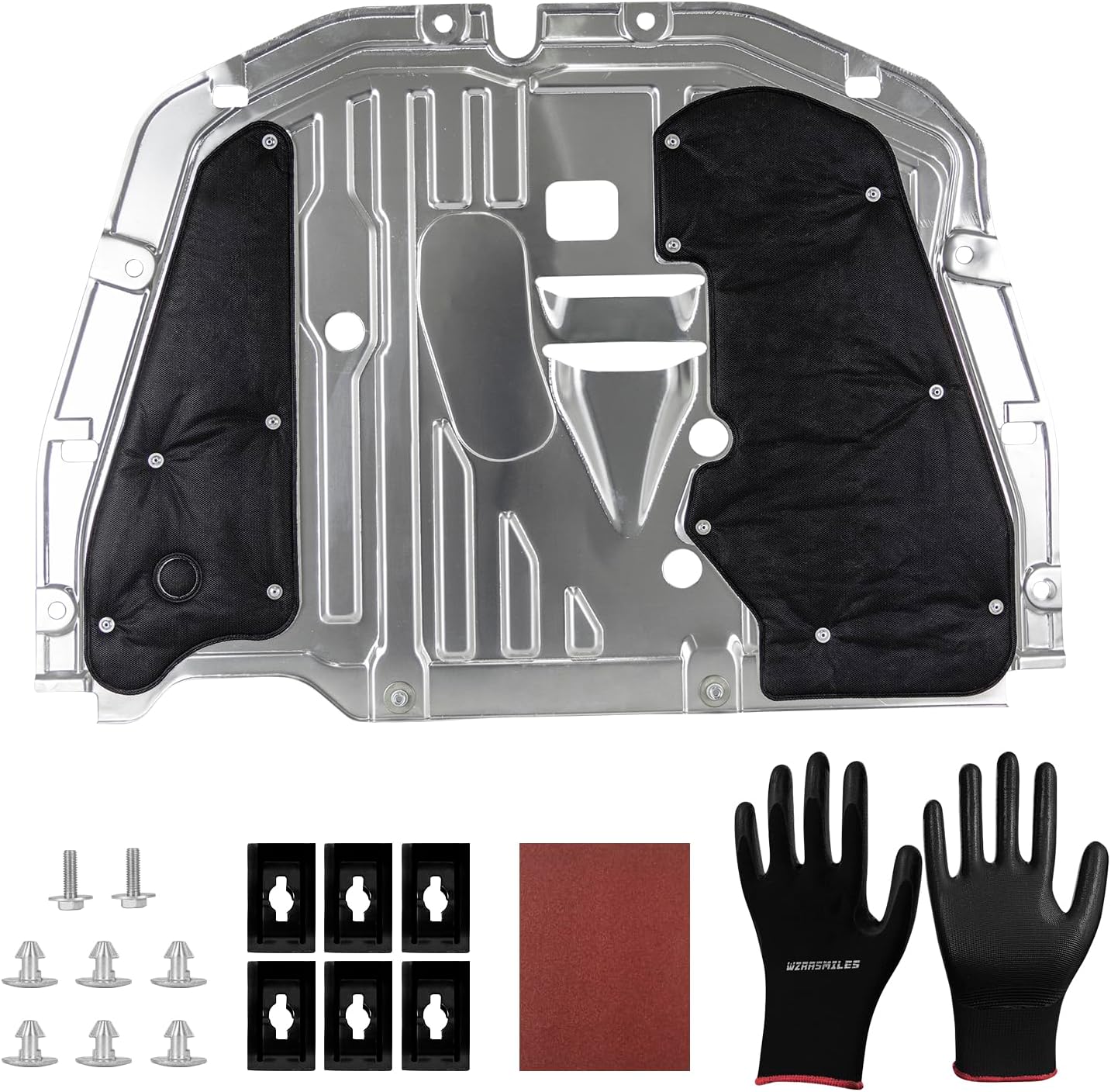 Engine Splash Guard for Honda Civic 2016-2021 with Mounting Kit