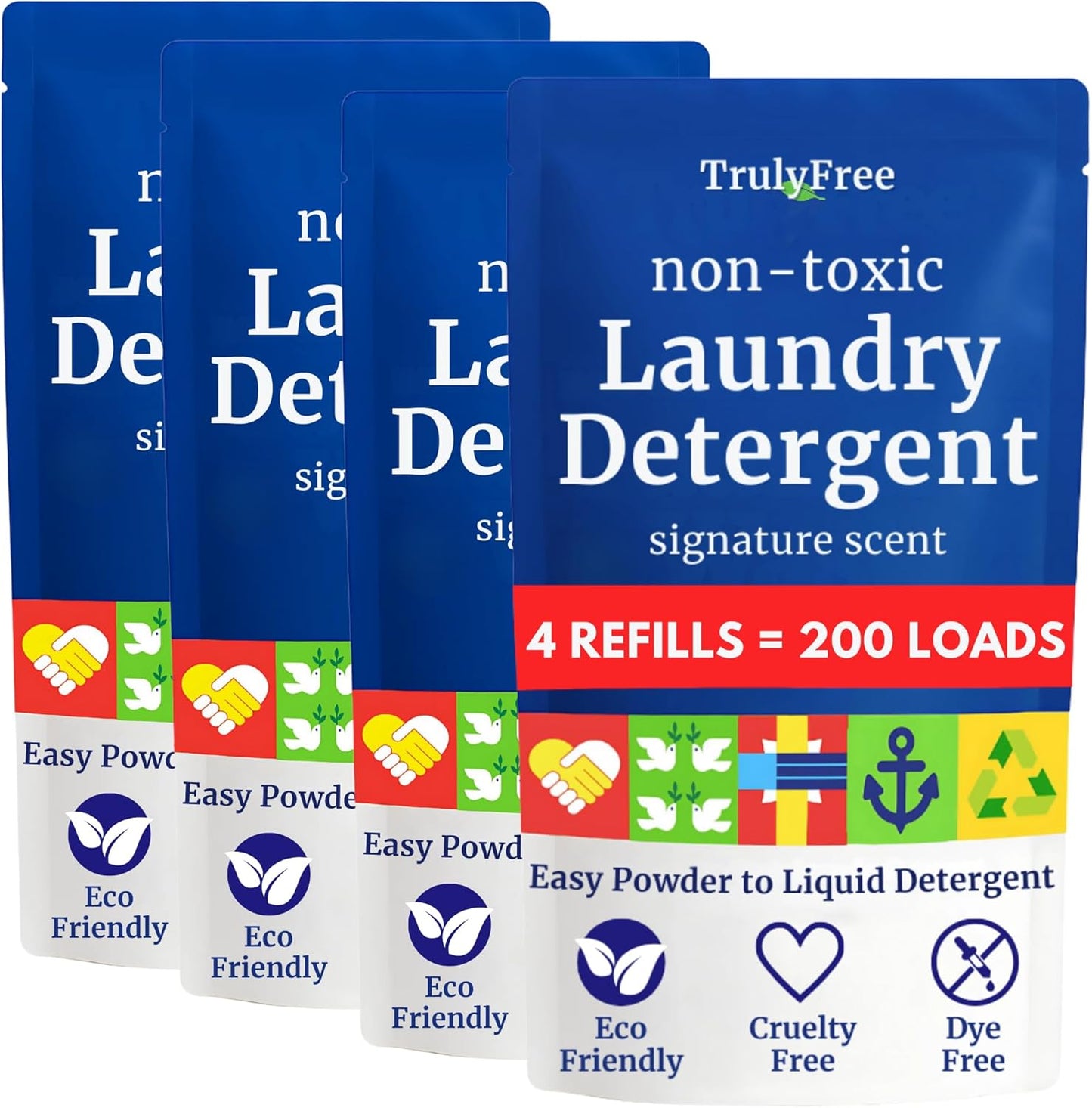 Natural Laundry Detergent for Sensitive Skin - Eco Friendly Clean
