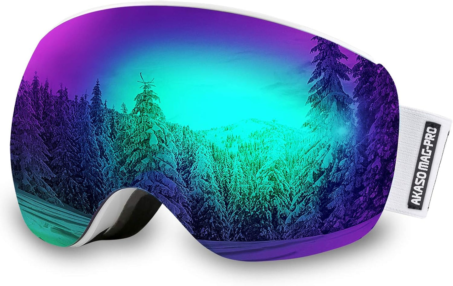 AKASO Mag-Pro Ski Goggles - Anti-Fog, UV Protection